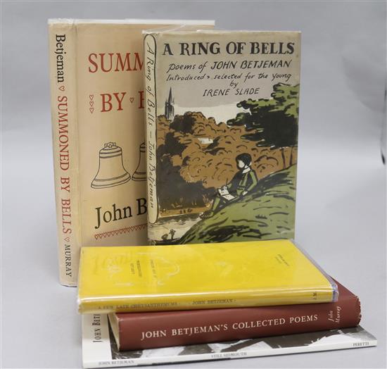 A collection of John Betjamin books